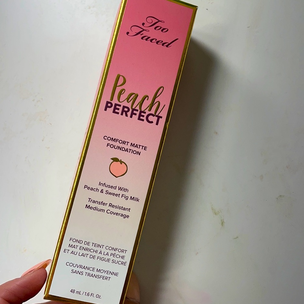 Too faced peach perfect foundation